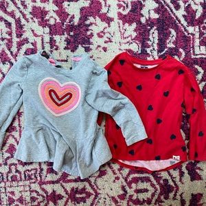 5T Valentines Tops